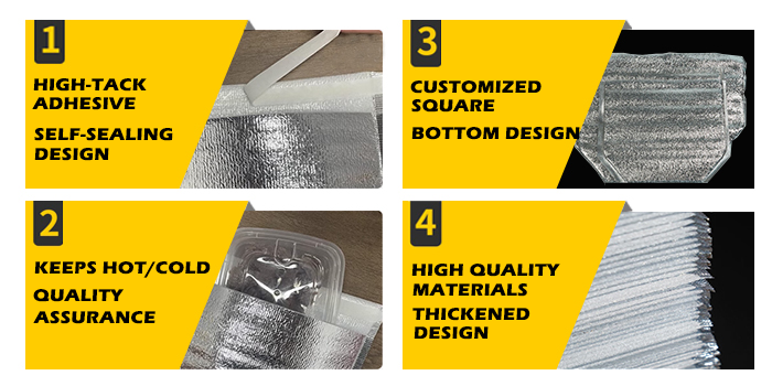 aluminium foil insulated bag